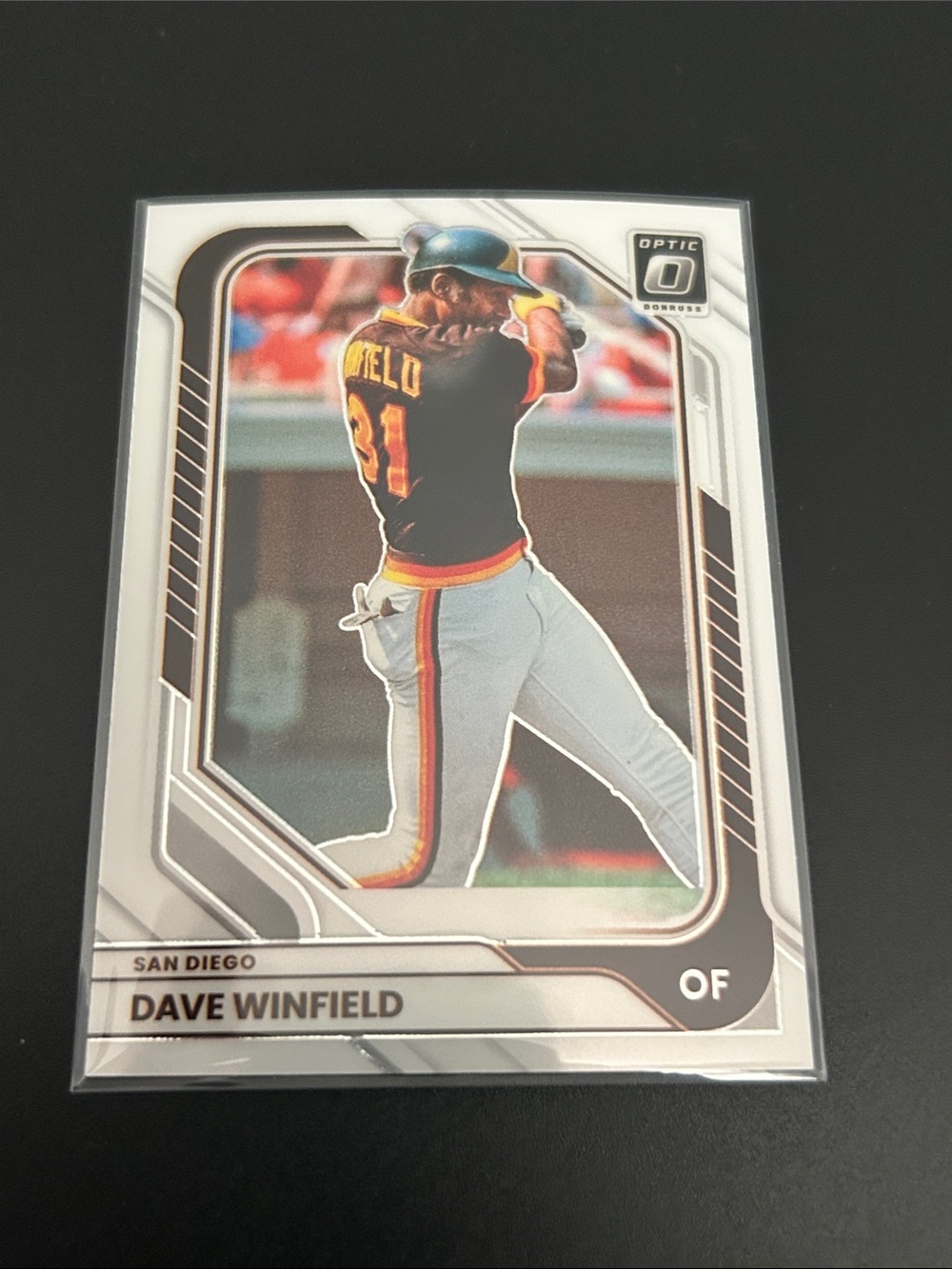 Dave Winfield San Diego Padres Baseball Card - White Frame